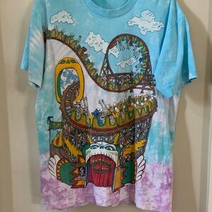 Colorful Roller Coaster Adult Grateful DeadT-Shirt, L